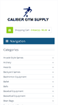 Mobile Screenshot of calibergym.com